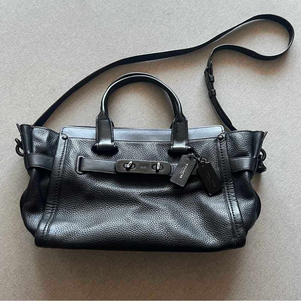 Coach Pebbled Leather Bag